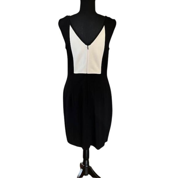 Next Chic Black & White Colorblock Bodycon Dress size 14 - Picture 4 of 8